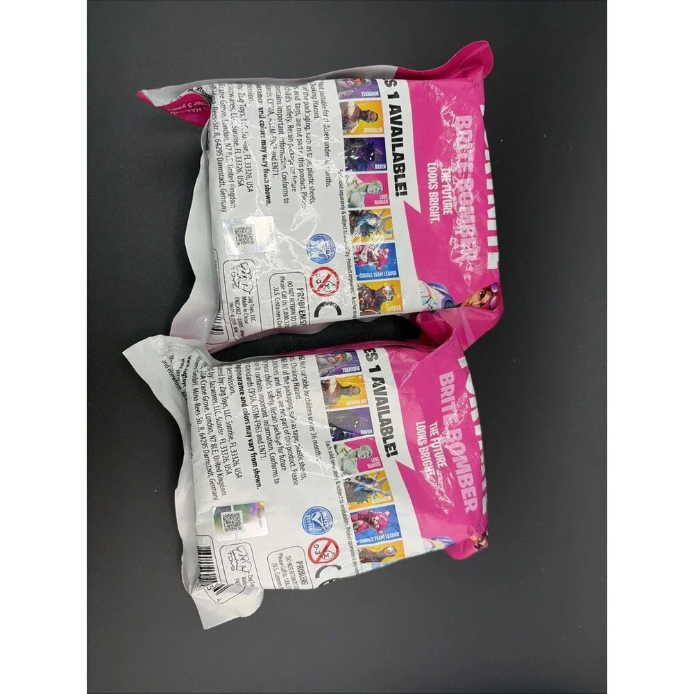 Fortnite Series 1 Collectible Figures/Backpack Clip Lot Of 8 New Sealed
